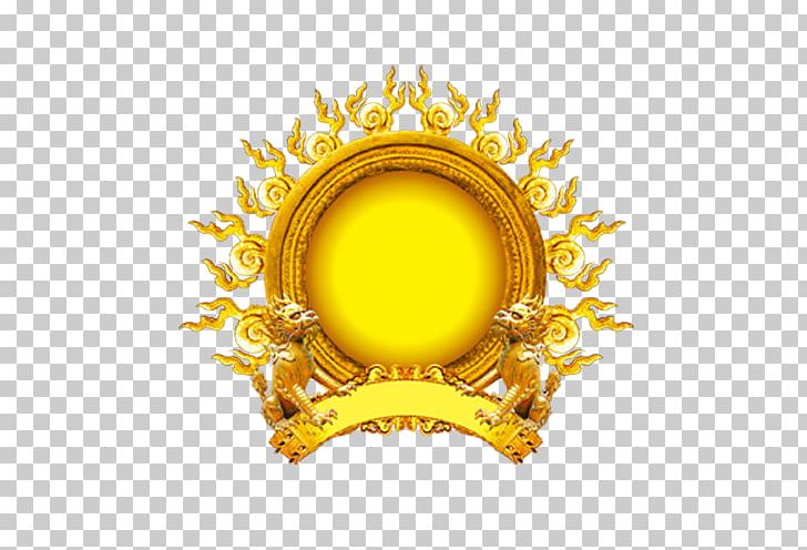 Icon PNG, Clipart, Chinese Style, Circle, Computer Monitor, Encapsulated Postscript, Gold Free PNG Download