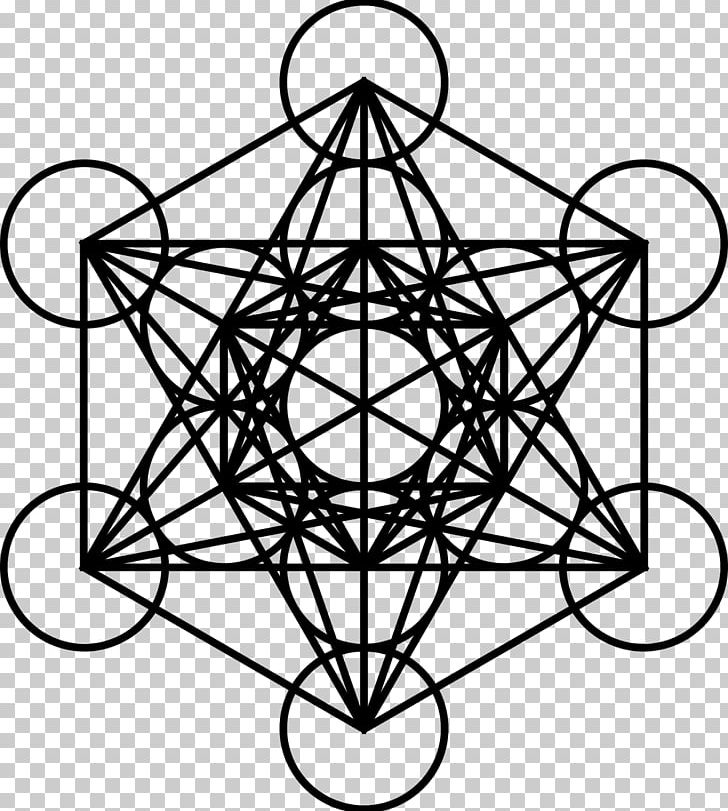 Metatron's Cube Sacred Geometry Overlapping Circles Grid PNG, Clipart, Angel Of The Presence, Angle, Art, Black And White, Circle Free PNG Download