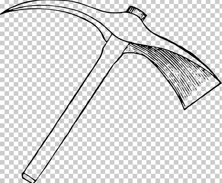 Pickaxe Drawing Mattock PNG, Clipart, Angle, Area, Arm, Artwork, Black And White Free PNG Download