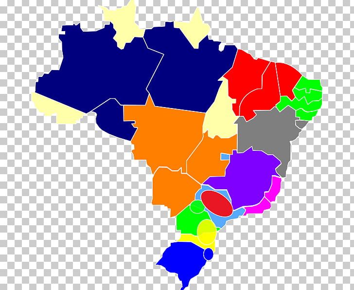 Regions Of Brazil Map PNG, Clipart, Area, Brazil, Data Compression, Line, Map Free PNG Download