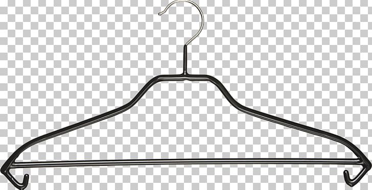 Clothes Hanger Clothing Blouse Black White PNG, Clipart, Angle, Auto Part, Black, Black And White, Blouse Free PNG Download