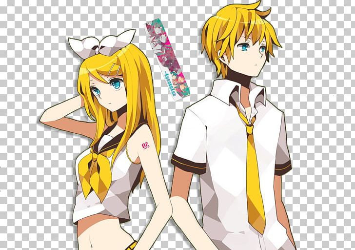 Kagamine Rin/Len Vocaloid Hatsune Miku Kaito Megurine Luka PNG, Clipart, Anime, Art, Artwork, Cartoon, Clothing Free PNG Download