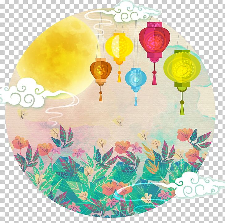 Mooncake Mid-Autumn Festival Illustration PNG, Clipart, Admire The Full Moon, Autumn, Balloon, Chang E, Circle Free PNG Download