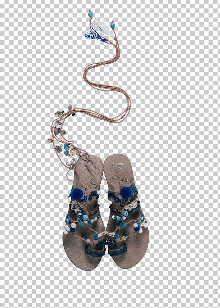 Sandal Shoe Flip-flops Blue Earring PNG, Clipart, Bead, Blue, Body Jewelry, Earring, Earrings Free PNG Download