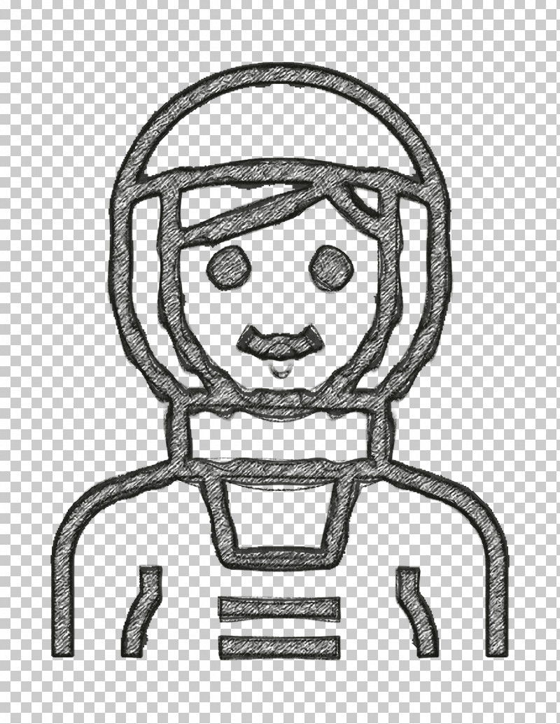 Occupation Woman Icon Astronaut Icon PNG, Clipart, Astronaut Icon, Blackandwhite, Cartoon, Coloring Book, Drawing Free PNG Download