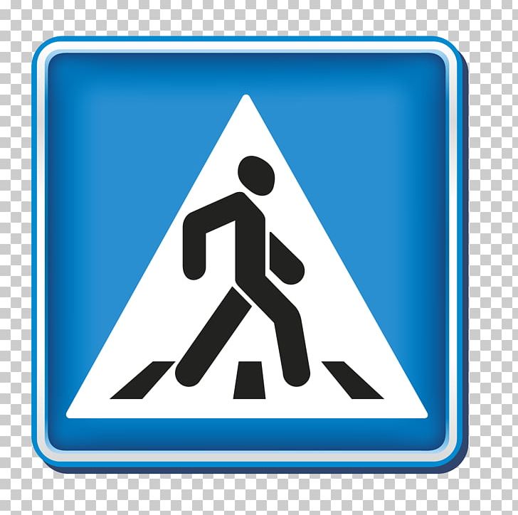 Traffic Sign Pedestrian Crossing Traffic Code PNG, Clipart, Angle, Area, Brand, Carriageway, Electric Blue Free PNG Download