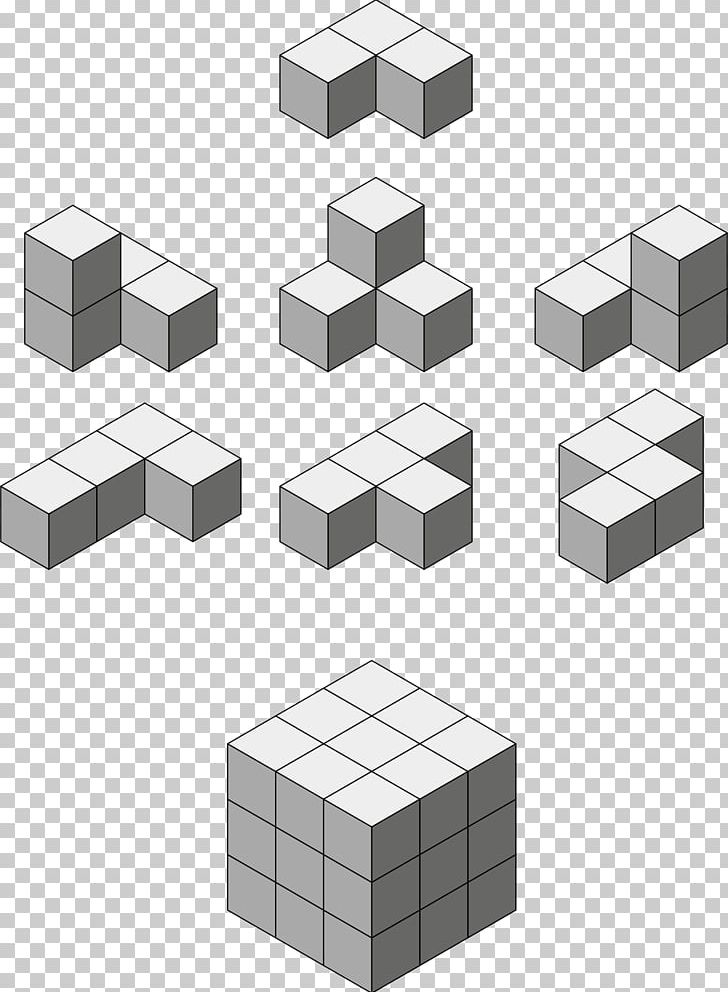 Soma Cube Shape Necker Cube PNG, Clipart, Angle, Art, Black And White, Computer Icons, Cube Free PNG Download