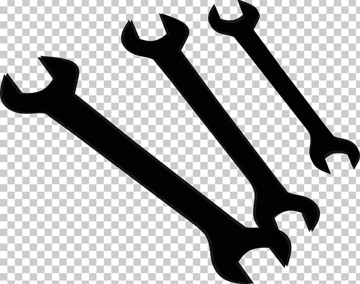 Spanners Pipe Wrench Adjustable Spanner Tool PNG, Clipart, Adjustable Spanner, Angle, Black And White, Craftsman, Line Free PNG Download