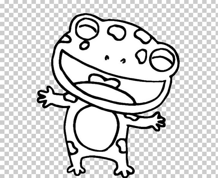 Frog Cartoon Cuteness Child PNG, Clipart, Animals, Area, Art, Artwork, Black And White Free PNG Download