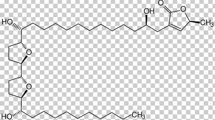 Bullatacin Acetogenin Lactone Annonaceae Molar Mass PNG, Clipart, Angle, Annonaceae, Area, Auto Part, Black And White Free PNG Download