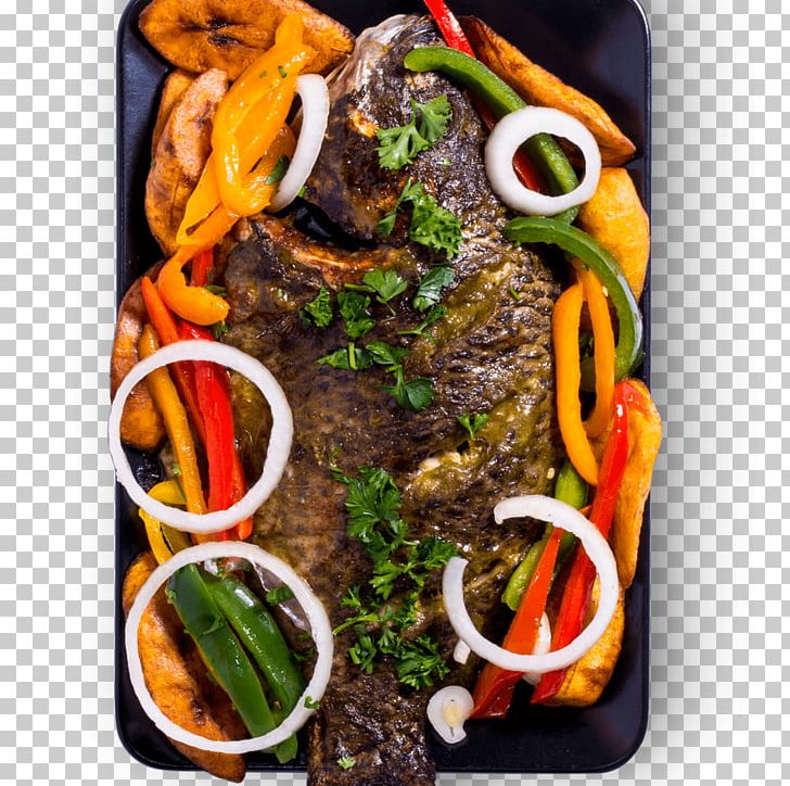 Vegetarian Cuisine Efo Riro Jolloff Etcetera Fried Fish Ogbono Soup PNG, Clipart, Animal Source Foods, Asian Food, Cuisine, Dish, Efo Riro Free PNG Download