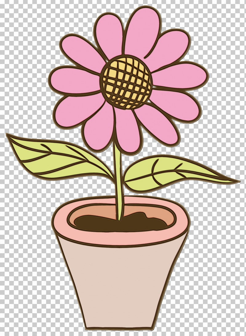 Flowerpot Flower Petal Cartoon Plant PNG, Clipart, Cartoon, Cut Flowers, Daisy Family, Flower, Flowerpot Free PNG Download