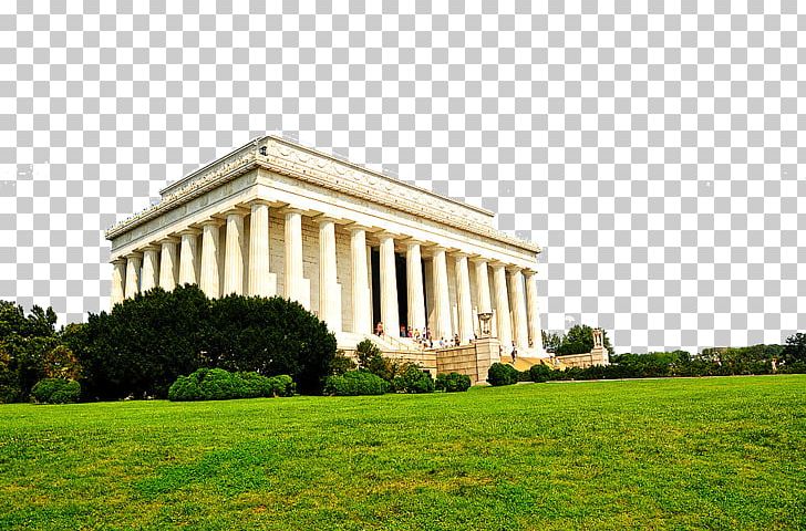 Lincoln Memorial Washington Monument United States Capitol Abraham Lincoln Temple Of Zeus PNG, Clipart, Attractions, Building, Famous, Famous Scenery, Grass Free PNG Download