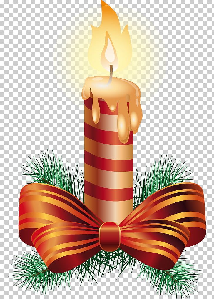 Christmas Ornament Santa Claus Candy Cane Candle PNG, Clipart, Candle, Candlelight, Candles, Candle Vector, Christmas Decoration Free PNG Download