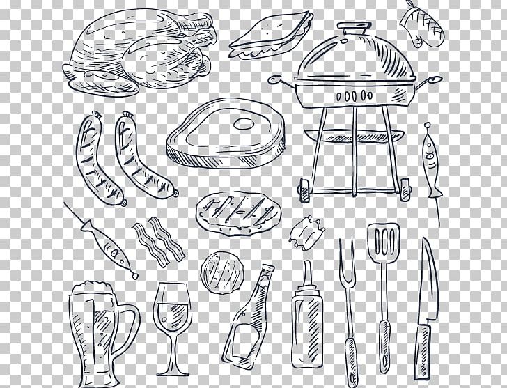 Barbecue Grilling Fish PNG, Clipart, Adobe Illustrator, Angle, Artwork, Design Element, Fashion Accessory Free PNG Download