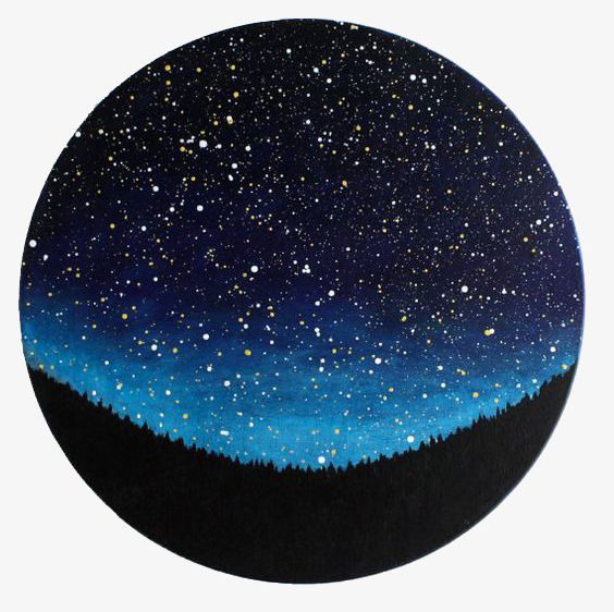 Round Night Sky PNG, Clipart, Beautiful, Beautiful Scenery, Button, Creative, Creative Night Sky Free PNG Download