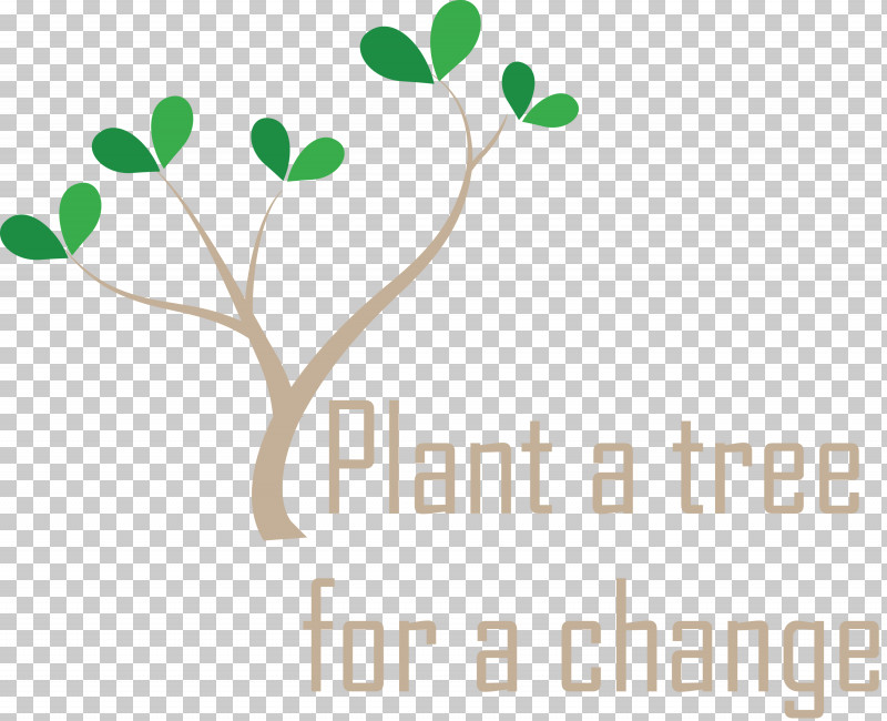 Plant A Tree For A Change Arbor Day PNG, Clipart, Arbor Day, Biology, Branching, Leaf, Logo Free PNG Download