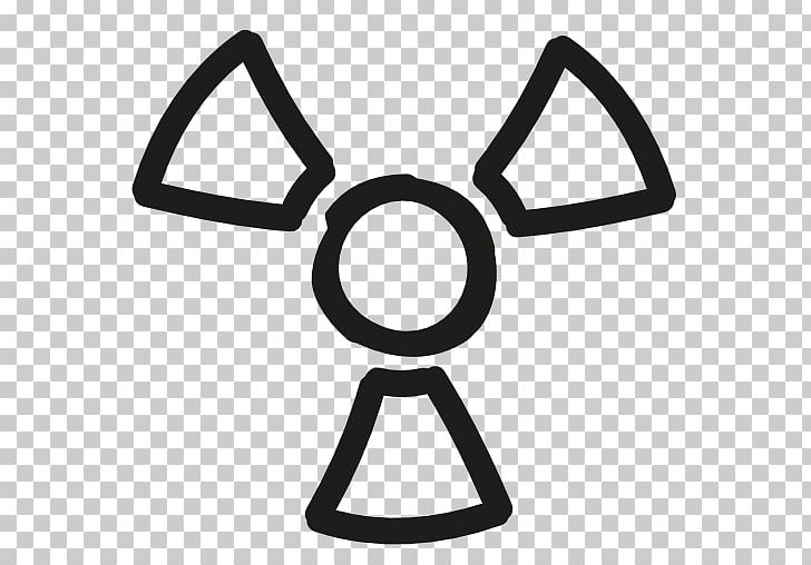 Radioactive Computer Icons Symbol PNG, Clipart, Angle, Area, Black, Black And White, Circle Free PNG Download
