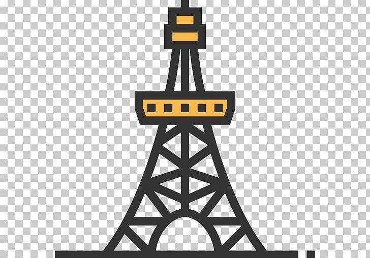 Tokyo Tower Odaiba Monument Computer Icons Landmark PNG, Clipart, Black And White, Brand, Building, Computer Icons, Landmark Free PNG Download