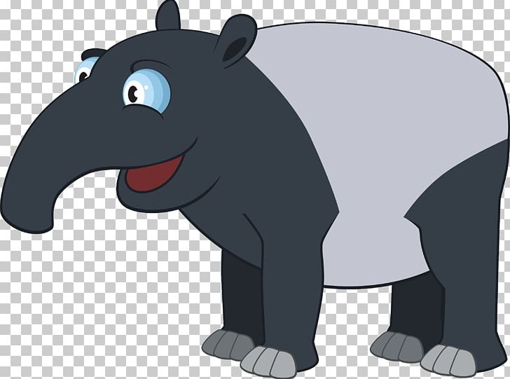 Tapir Cartoon Stock Photography PNG, Clipart, Animals, Bear, Carnivoran, Dog Like Mammal, Drawing Free PNG Download