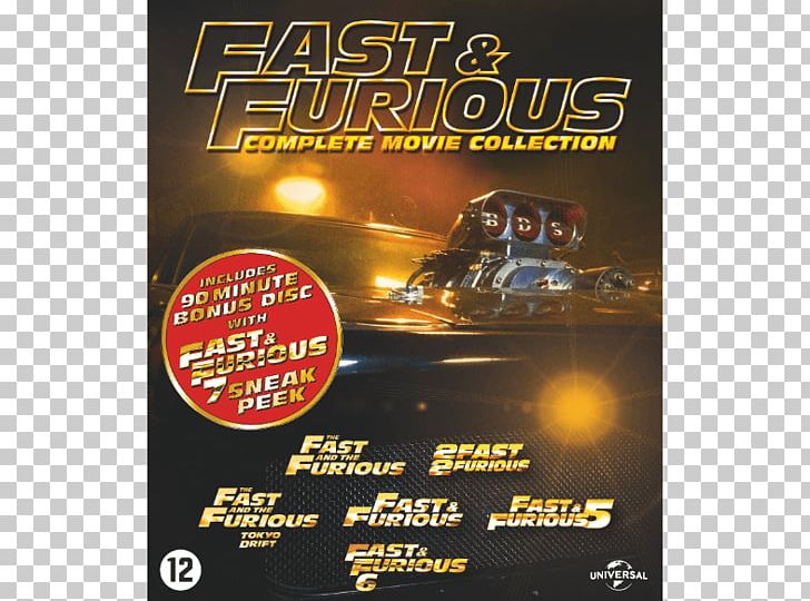 Blu-ray Disc Dominic Toretto Brian O'Conner The Fast And The Furious DVD PNG, Clipart, Advertising, Bluray Disc, Box Set, Brand, Brian Oconner Free PNG Download