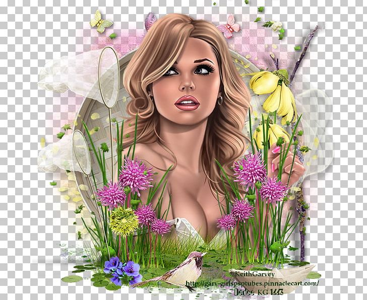 Floral Design Lilac Black Hair Brown Hair Blond PNG, Clipart, Beautym, Black, Black Hair, Blond, Brown Free PNG Download