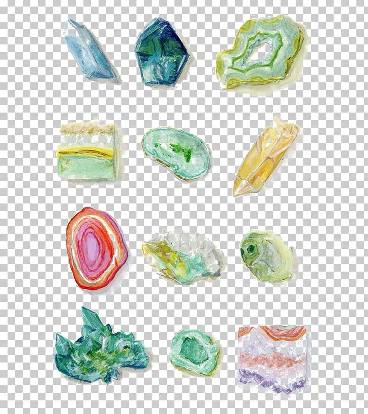 Watercolor Painting Rock Agate Work Of Art PNG, Clipart, Adornment, Agate, Art, Blue, Color Free PNG Download