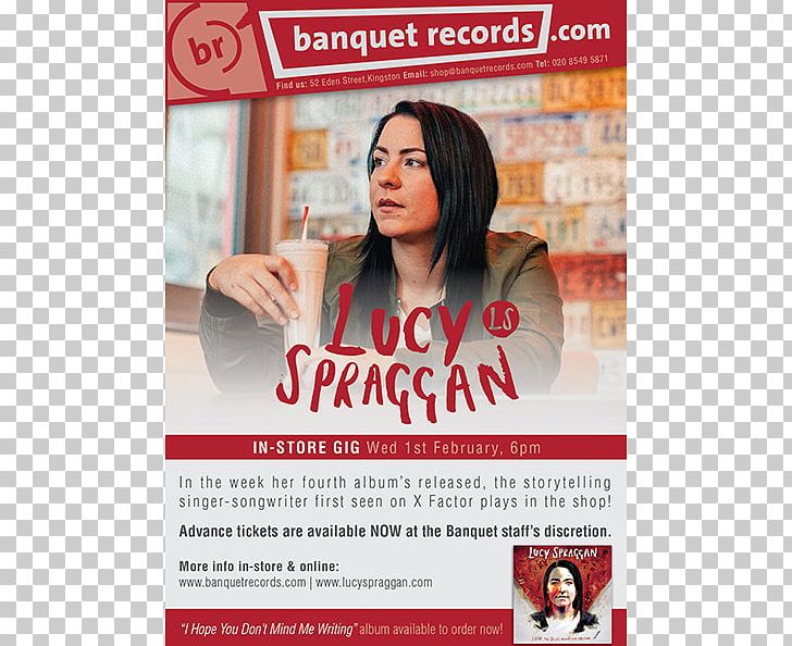 Lucy Spraggan Flyer Display Advertising Poster PNG, Clipart, Advertising, All Time Low, Banquet Music, Banquet Records, Brand Free PNG Download