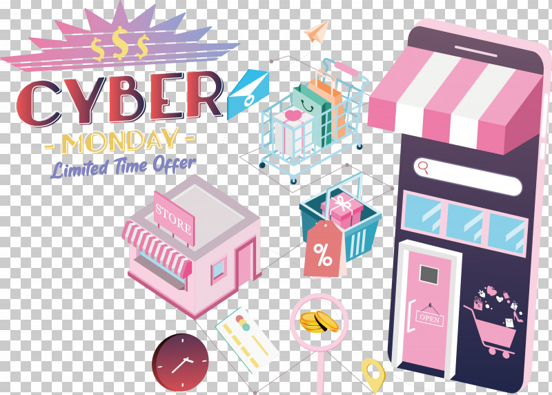 Cyber Monday PNG, Clipart, Cyber Monday, Discount, Limited Time Offer, Special Offer Free PNG Download
