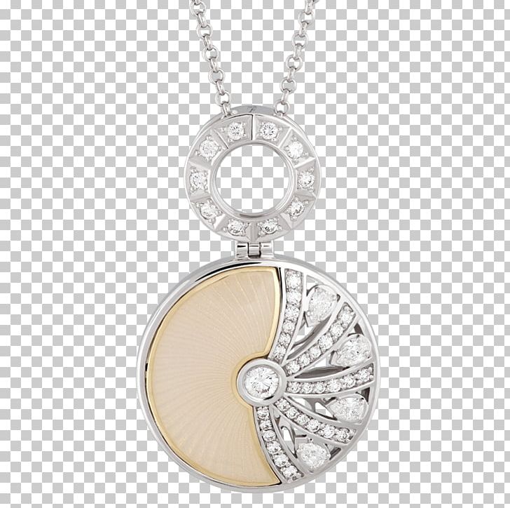 Locket Necklace Body Jewellery Silver PNG