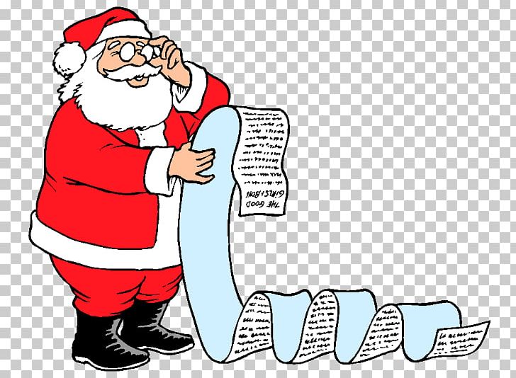 Santa Claus Christmas Wish List PNG, Clipart, Area, Artwork, Christmas, Document, Download Free PNG Download