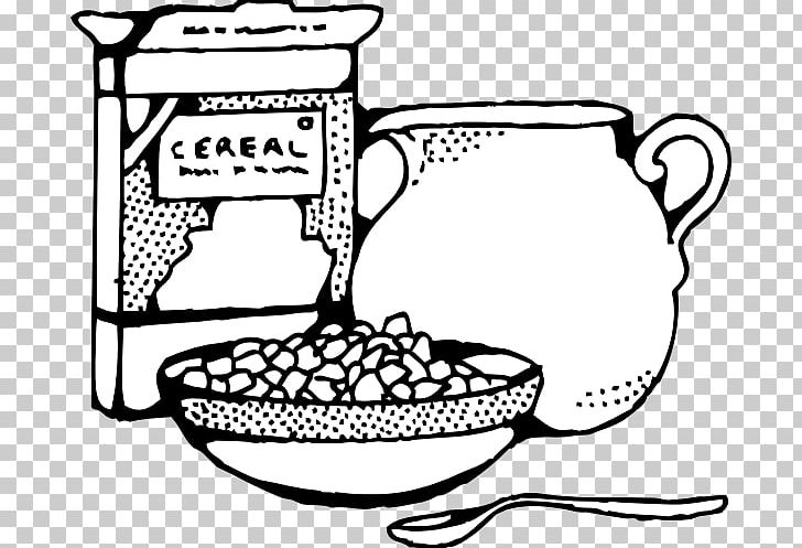 Breakfast Cereal Milk Corn Flakes Porridge PNG, Clipart, Area, Black And White, Bowl, Breakfast, Breakfast Cereal Free PNG Download