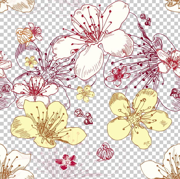 Flower Pattern PNG, Clipart, Art, Blossom, Branch, Butterfly, Cherry Blossom Free PNG Download