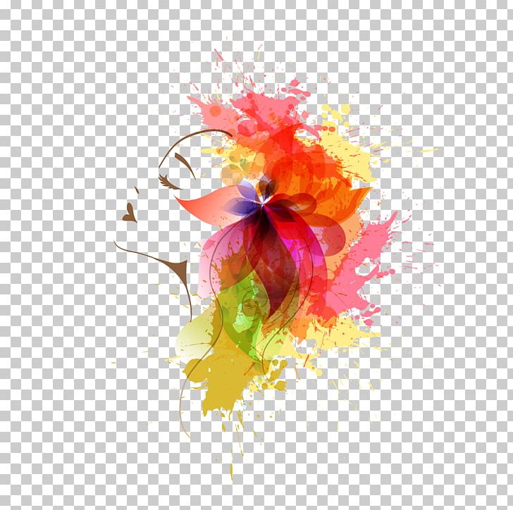 Watercolor Painting Floral Design Woman PNG, Clipart, Art, Computer Wallpaper, Cut Flowers, Drawing, Encapsulated Postscript Free PNG Download