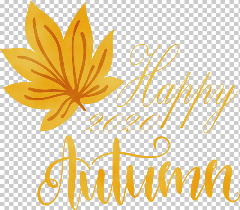 Petal Logo Cut Flowers Yellow Line PNG, Clipart, Cut Flowers, Flower, Happy Autumn, Happy Fall, Line Free PNG Download