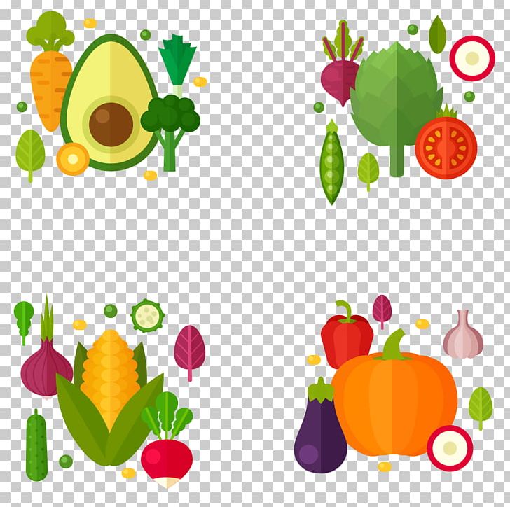 Flat Design Vegetable Eggplant Tomato PNG, Clipart, Auglis, Carrot, Cartoon Vegetables, Corn, Dish Free PNG Download