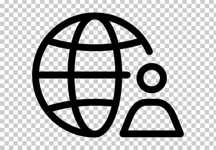 Globe World Computer Icons Symbol PNG, Clipart, Area, Black And White, Circle, Computer Icons, Download Free PNG Download