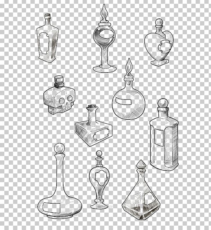 Old School (tattoo) Potion Drawing Bottle PNG, Clipart, Barware, Black, Candle, Cookware And Bakeware, Glass Free PNG Download