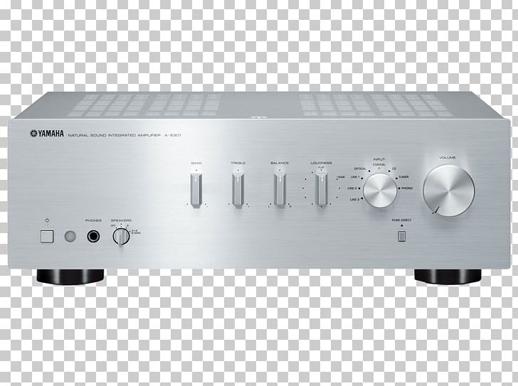 Stereo Amplifier Yamaha A-S501 2x 85 WSilver Audio Power Amplifier Yamaha Corporation Integrated Amplifier PNG, Clipart, Amplificador, Audio, Audio Equipment, Audio Power Amplifier, Audio Receiver Free PNG Download