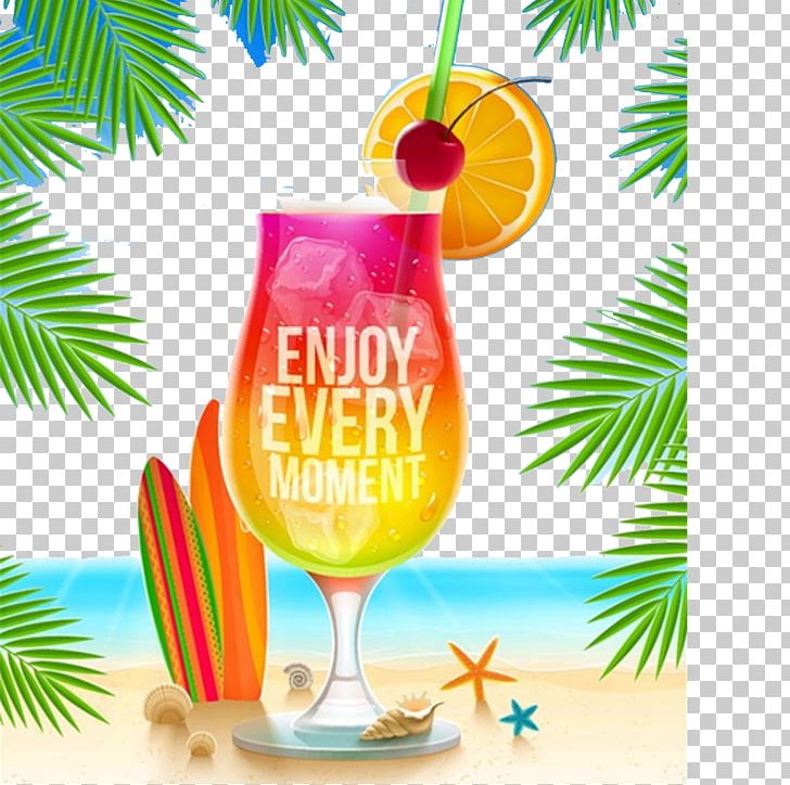 Summer Photography Illustration PNG, Clipart, Beach, Cocktail, Decorative Elements, Design Element, Fruit Free PNG Download