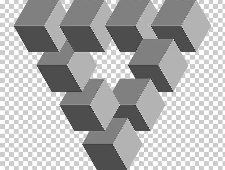 Penrose Triangle Geometry Equilateral Triangle Cube PNG, Clipart, Angle, Art, Black, Black And White, Equilateral Triangle Free PNG Download