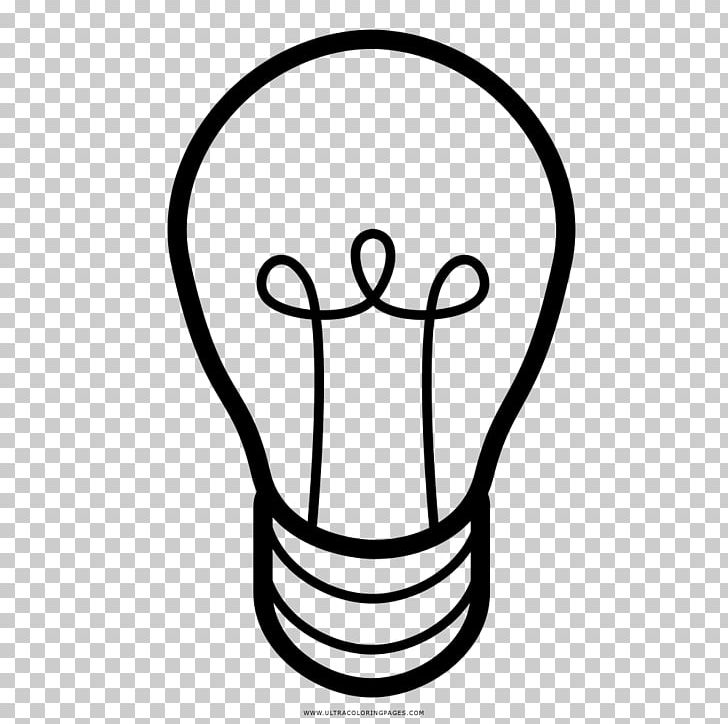 Incandescent Light Bulb Drawing Coloring Book Lamp PNG, Clipart, Area, Ausmalbild, Black, Black And White, Character Free PNG Download