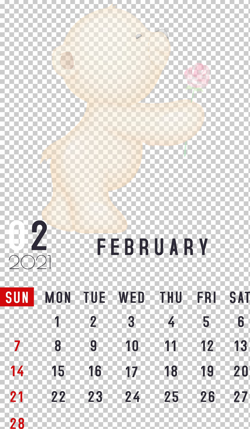 february 2021 printable calendar february calendar 2021 calendar png clipart 2021 calendar bears calendar system google