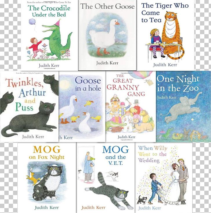 The Tiger Who Came To Tea One Night In The Zoo The Great Granny Gang The Crocodile Under The Bed Mog Forgetful Cat Book PNG, Clipart,  Free PNG Download