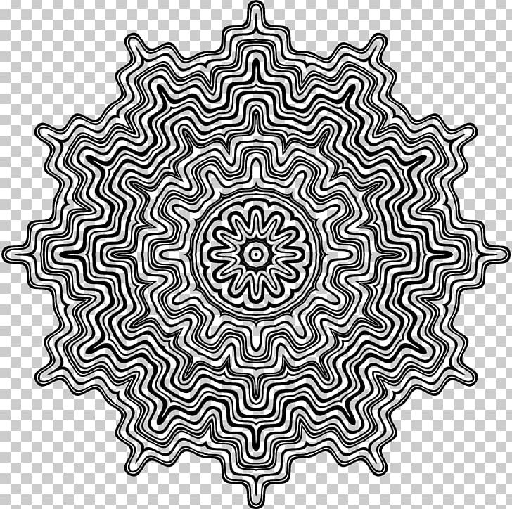 Mandala Drawing PNG, Clipart, Area, Black And White, Circle, Coloring Book, Doily Free PNG Download