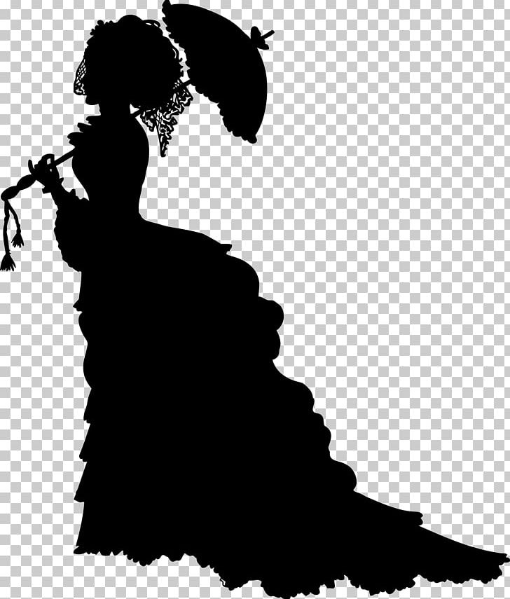 Silhouette Victorian Era PNG, Clipart, Animals, Black And White, Clip Art, Crinoline, Female Free PNG Download