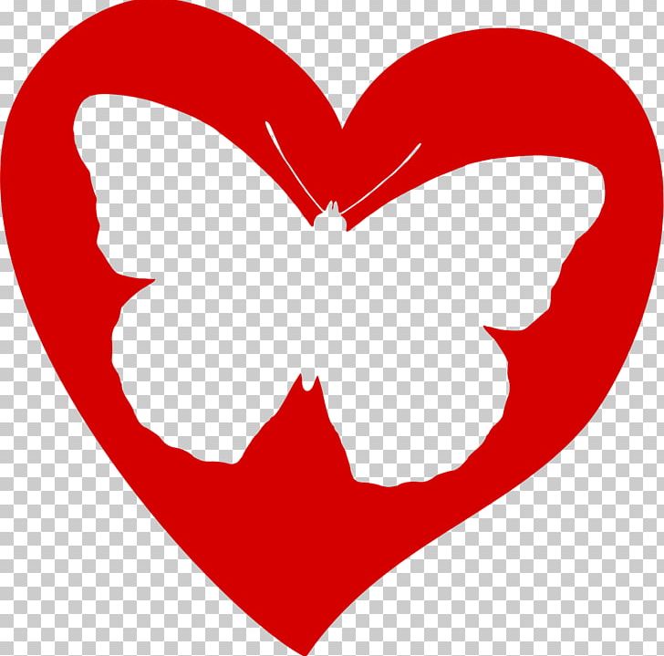 Butterfly Heart PNG, Clipart, Area, Black And White, Butterfly, Clip Art, Color Free PNG Download