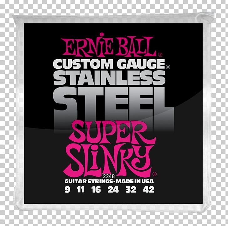 Stainless Steel Slinky Brand Font PNG, Clipart, Bass Guitar, Brand, Ernie Ball, Magenta, Others Free PNG Download
