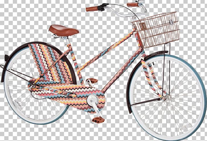 Bicycle Missoni Designer Fashion Step-through Frame PNG, Clipart, Bicycle, Bicycle Accessory, Bicycle Basket, Bicycle Frame, Bicycle Part Free PNG Download