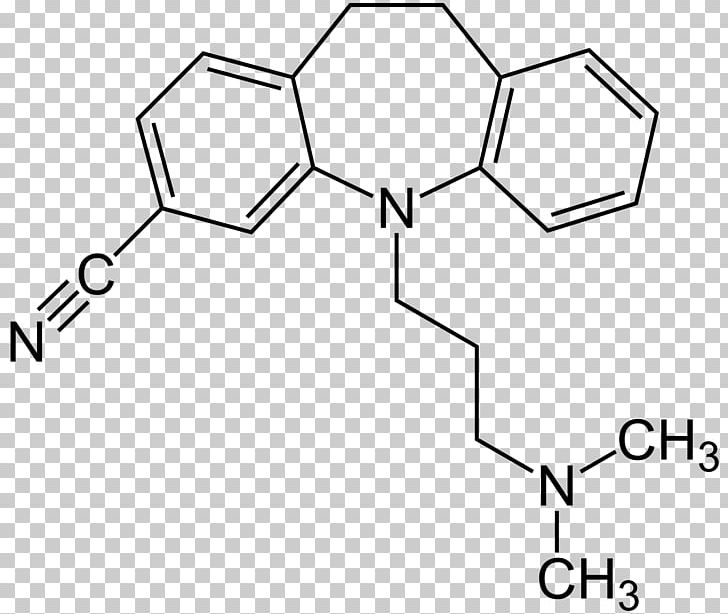 Doxepin Clomipramine Chemical Formula Tricyclic Antidepressant Imipramine PNG, Clipart, Angle, Antidepressant, Area, Azepine, Black And White Free PNG Download